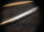 engraved stethoscope closeup