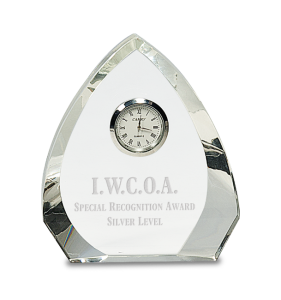 CRY170 crystal clock award