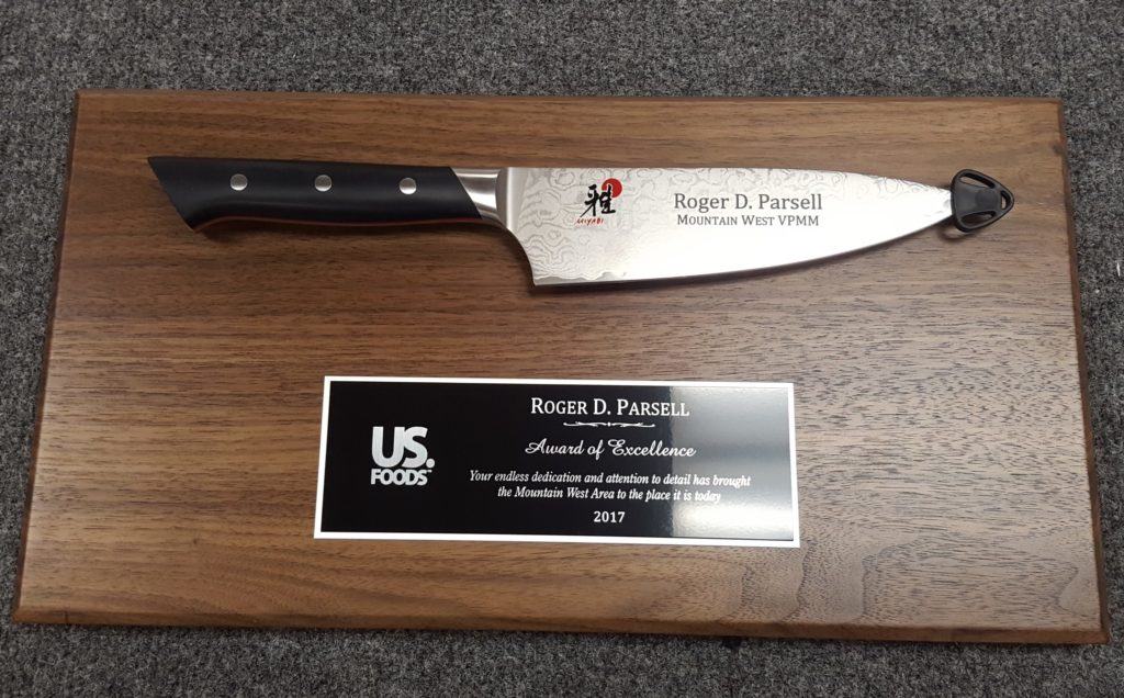 custom knife plaque