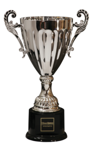 6C6604-D silver metal cup black plastic base