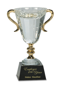 CRY039XL CRYSTAL CUP AWARD GOLD 10