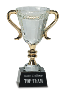 CRY039M CRYSTAL CUP AWARD GOLD 8