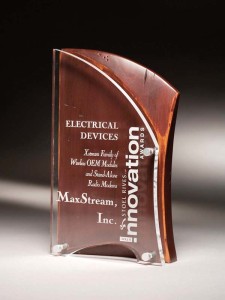 RUSC adriana acrylic wood trophy 10