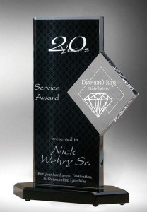 SDIA diamante acrylic trophy 10