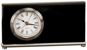 T361 black piano finish clock 4x8